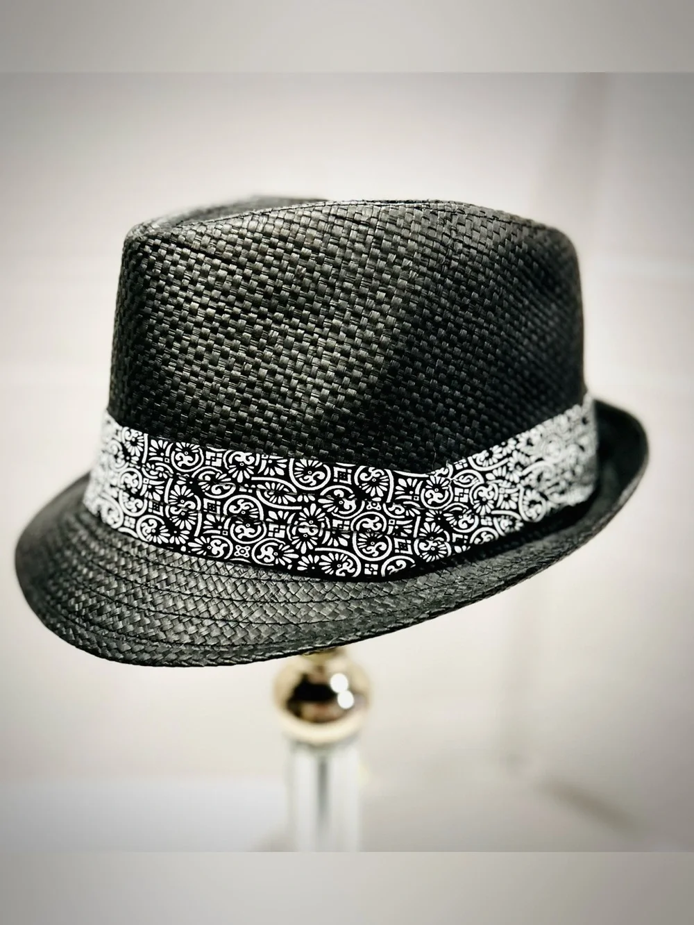 Classic Black Fedora Hat Unisex